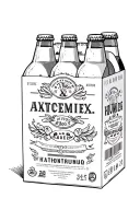 12 pack beer box tattoo design idea