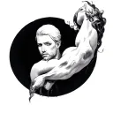 Inner bicep tattoo tattoo design idea