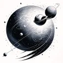Astrophysics tattoo design idea