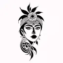 Taíno tattoo design idea