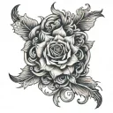 Medium sized inner forearm tattoo design idea