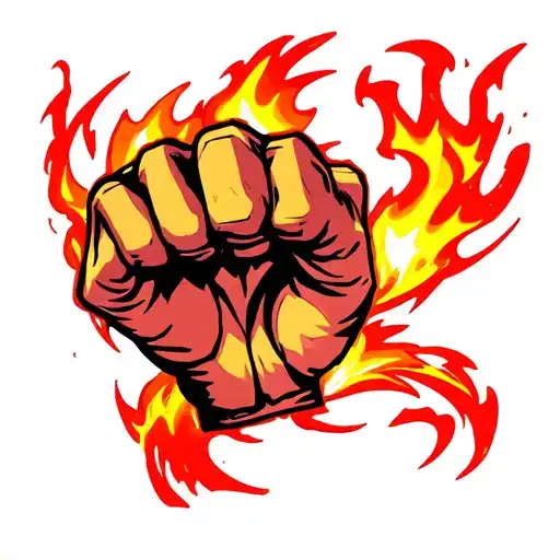 fire fist ace tattoo design idea