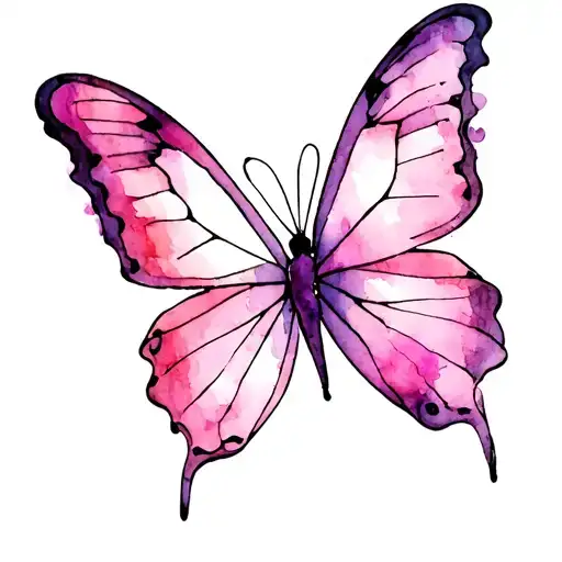 fuck cancer, butterfly in place of the u tattoo design idea