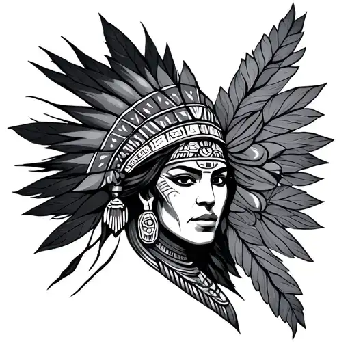 Inca tattoo design idea