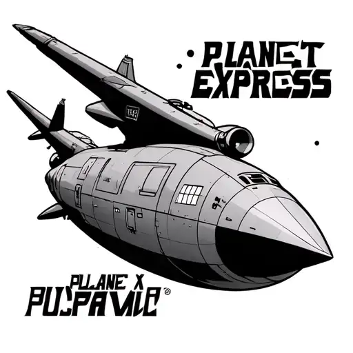 futurama planet express tattoo design idea