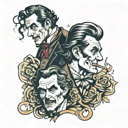 Jekyll And Hyde tattoo design idea
