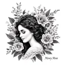 in memory mom tattoo tattoo design idea