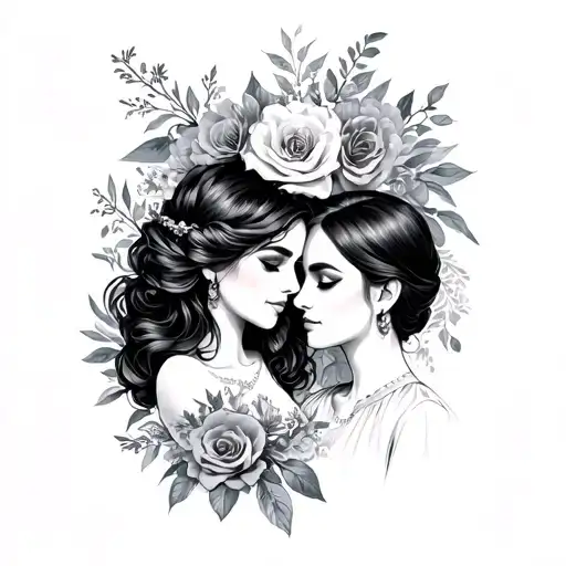 Josefina & Jeronimo tattoo design idea