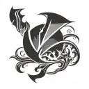 wu tang clan logo tattoo design idea