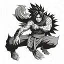 Sasuke tattoo design idea