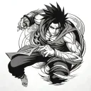 Sasuke tattoo design idea
