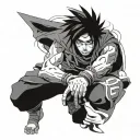 Sasuke tattoo design idea