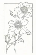 october birth flower febuary birth flower march birth flower tattoo design idea
