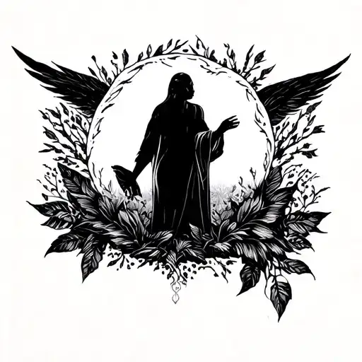 life is a beautiful struggle but I'm Gods creation  tattoo design idea