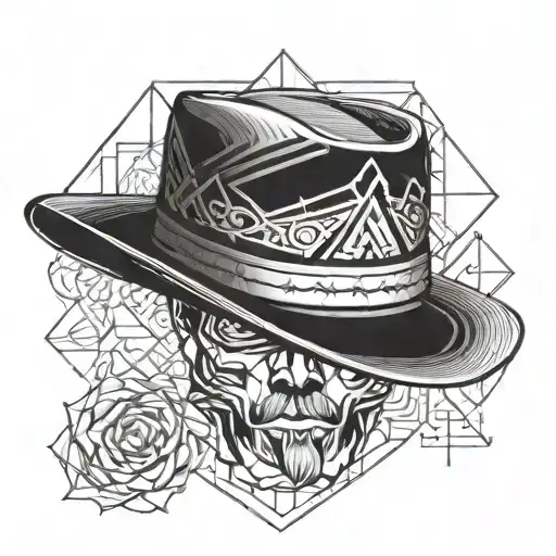 king piece, straw hat, tattoo design idea
