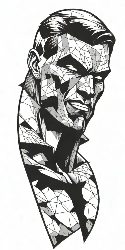 comic book tattoo design idea