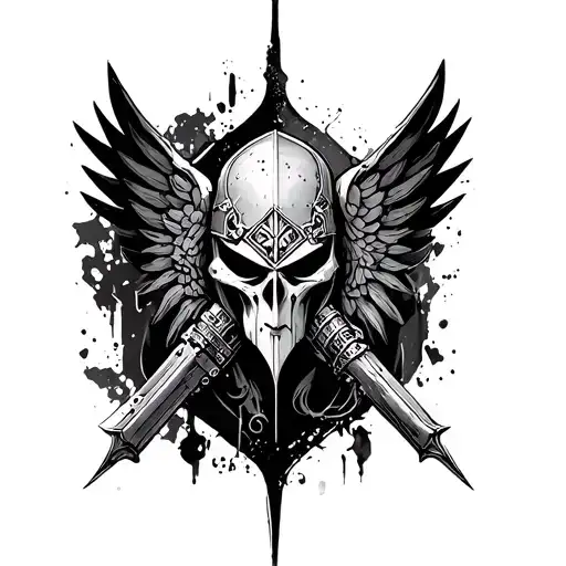 Warhammer 40K sisters of battle tattoo design idea