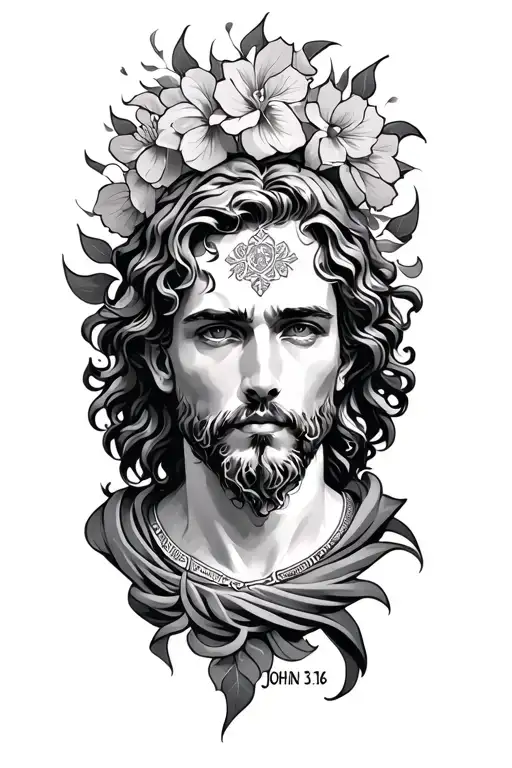 John 3 16 tattoo design idea