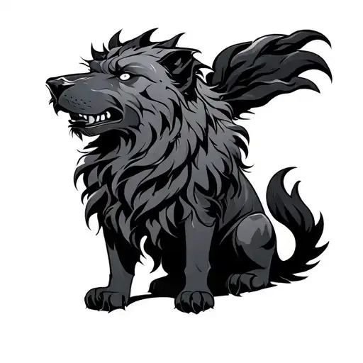Cerberus tattoo design idea