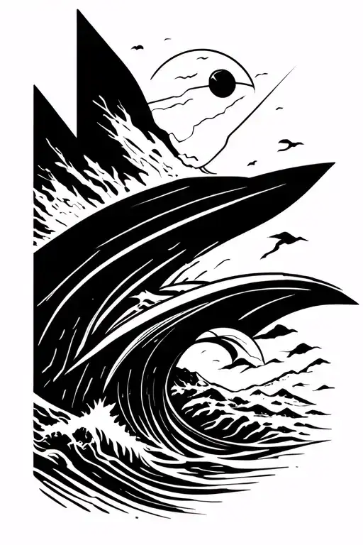 Ocean, surfing, dentist, photographer, pickleball, football, basketball, philippines, mountains, travel all in a concept tattoo design idea