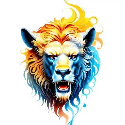 Beautiful and the beast tattoo design idea