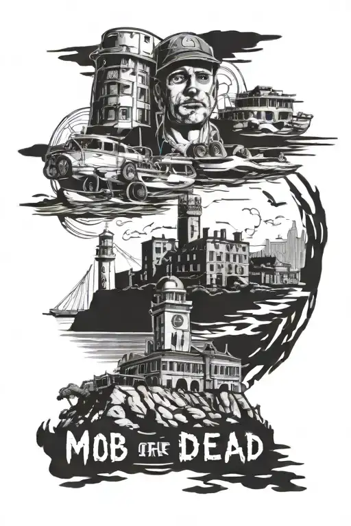 mob of the dead bo2 alcatraz tattoo design idea