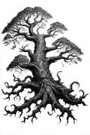 loki and yggdrasil tree tattoo tattoo design idea
