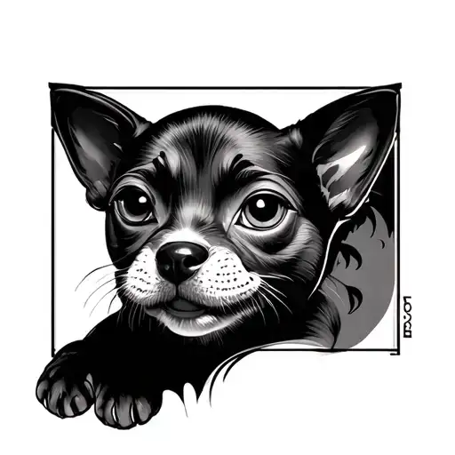 Baby Milo tattoo design idea