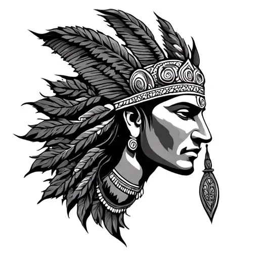 Mahabharat tattoo design idea