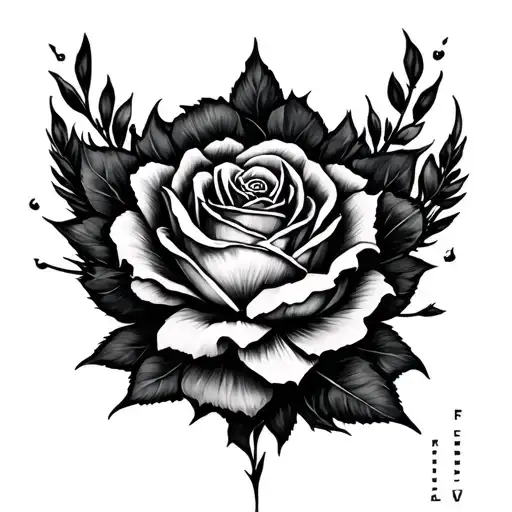 FOREVER 17 tattoo design idea