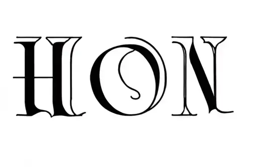 "Hon" tattoo design idea