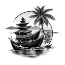 concept tattoo for sri lankan traveler exploring tattoo design idea