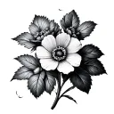Forgetmenot tattoo design idea