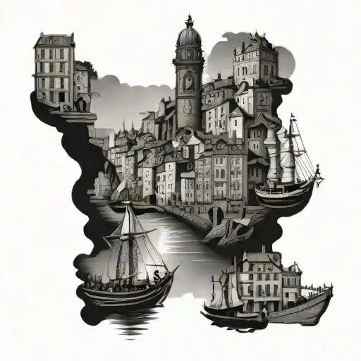 Porto, Portugal tattoo design idea