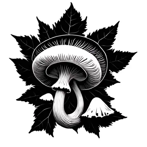 Psilocybin Molecule tattoo design idea