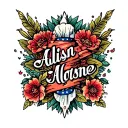 allison name tattoo tattoo design idea