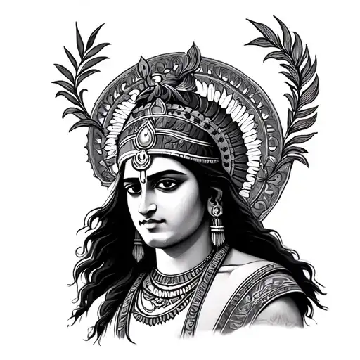 Mahabharat tattoo design idea