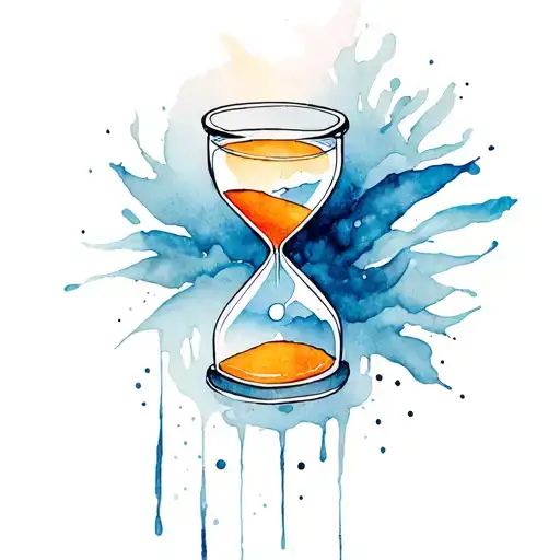 Sandman and Hourglass tattoo design idea