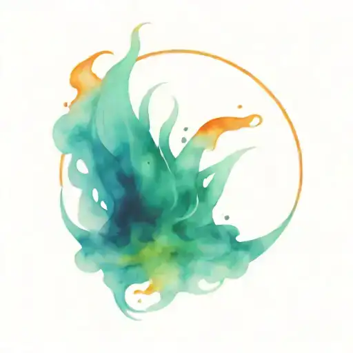 fire Mage tattoo design idea