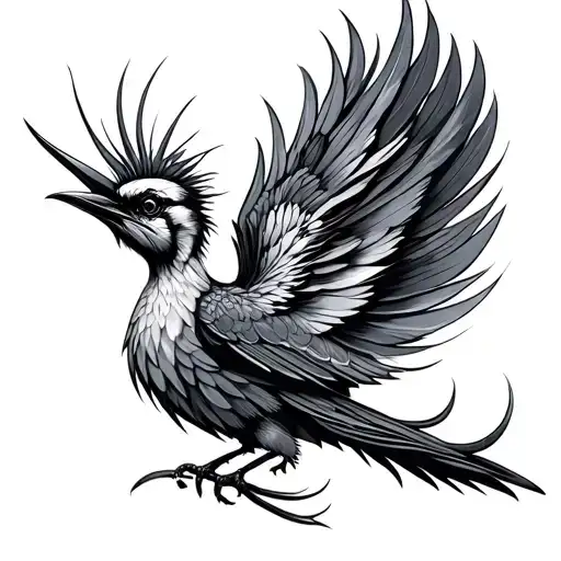 quetzal tattoo design idea
