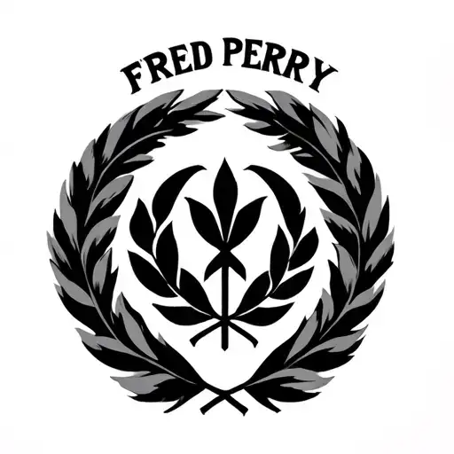 fred perry logo tattoo design idea