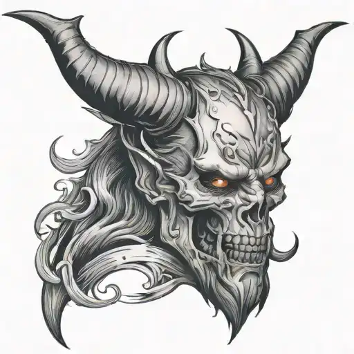 The devil blessed our love and now not even death will separate us  tattoo design idea