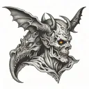 The devil blessed our love and now not even death will separate us  tattoo design idea