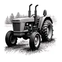 John Deere tractor tattoo design idea