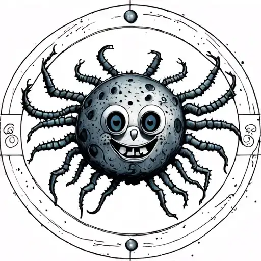 Vitruvian plankton spongebob tattoo design idea