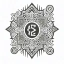 nazca lines tattoo design idea