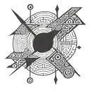 nazca lines tattoo design idea