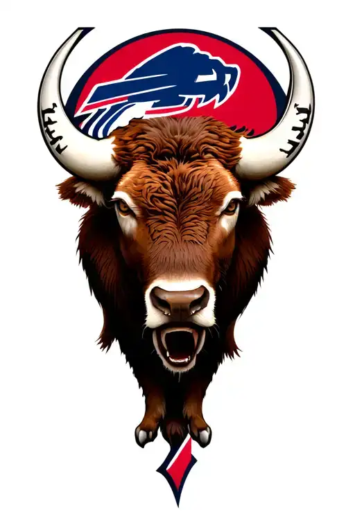 Buffalo Bills logo tattoo design idea