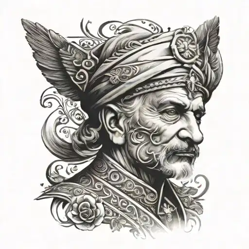 Cemal Pasha tattoo design idea
