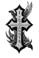 Isaiah 43 2 firefighter Maltese cross tattoo design idea